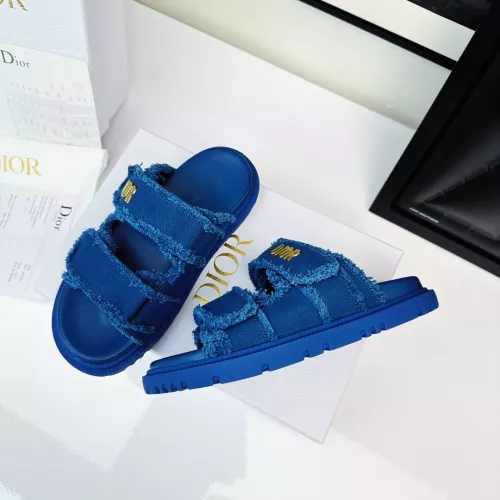 Replica Christian Dior Slippers For Women #1292646 $96.00 USD for Wholesale