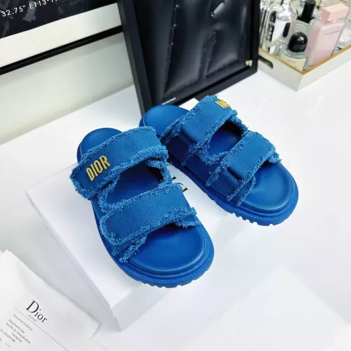 Replica Christian Dior Slippers For Women #1292646 $96.00 USD for Wholesale