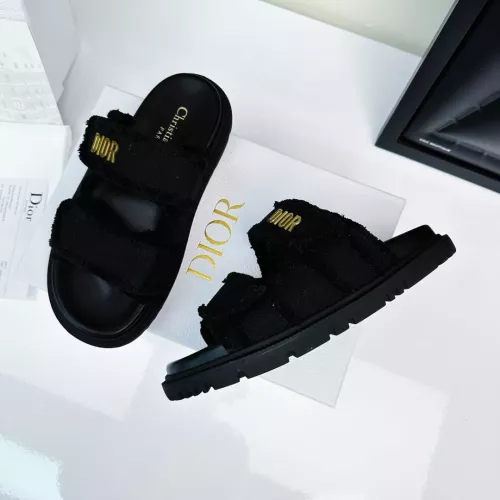 Replica Christian Dior Slippers For Women #1292647 $96.00 USD for Wholesale