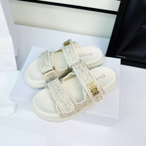 Replica Christian Dior Slippers For Women #1292654 $96.00 USD for Wholesale