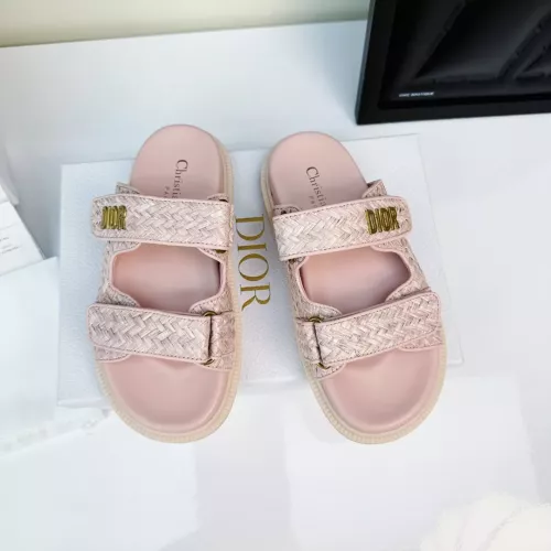 Replica Christian Dior Slippers For Women #1292655 $96.00 USD for Wholesale