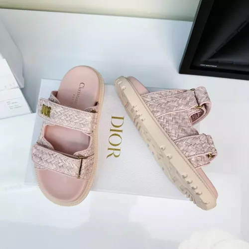 Replica Christian Dior Slippers For Women #1292655 $96.00 USD for Wholesale