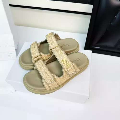 Replica Christian Dior Slippers For Women #1292656 $96.00 USD for Wholesale