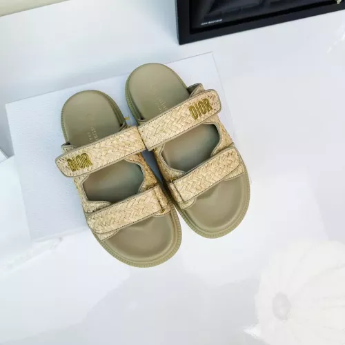 Replica Christian Dior Slippers For Women #1292656 $96.00 USD for Wholesale