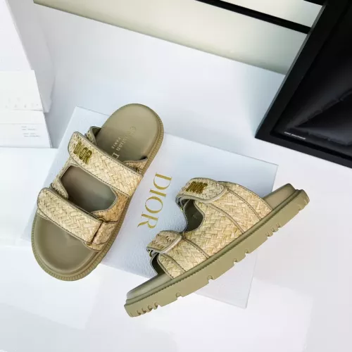 Replica Christian Dior Slippers For Women #1292656 $96.00 USD for Wholesale