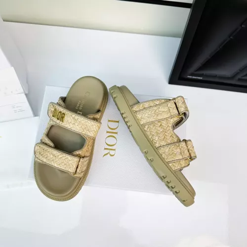 Replica Christian Dior Slippers For Women #1292656 $96.00 USD for Wholesale