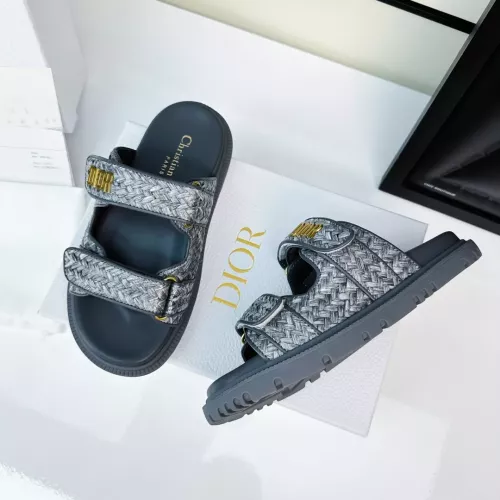 Replica Christian Dior Slippers For Women #1292657 $96.00 USD for Wholesale