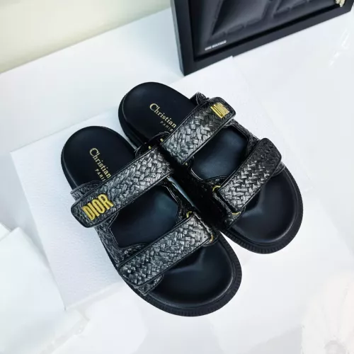 Replica Christian Dior Slippers For Women #1292658 $96.00 USD for Wholesale