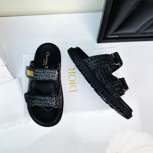 Replica Christian Dior Slippers For Women #1292658 $96.00 USD for Wholesale