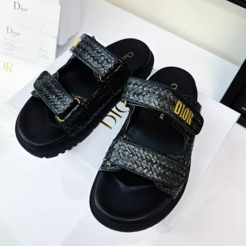 Replica Christian Dior Slippers For Women #1292658 $96.00 USD for Wholesale