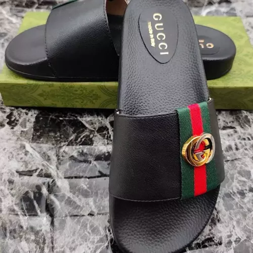 Replica Gucci Slippers For Men #1292756 $52.00 USD for Wholesale