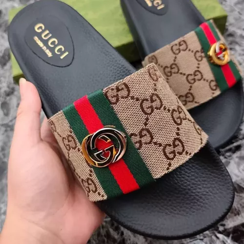 Replica Gucci Slippers For Men #1292758 $52.00 USD for Wholesale