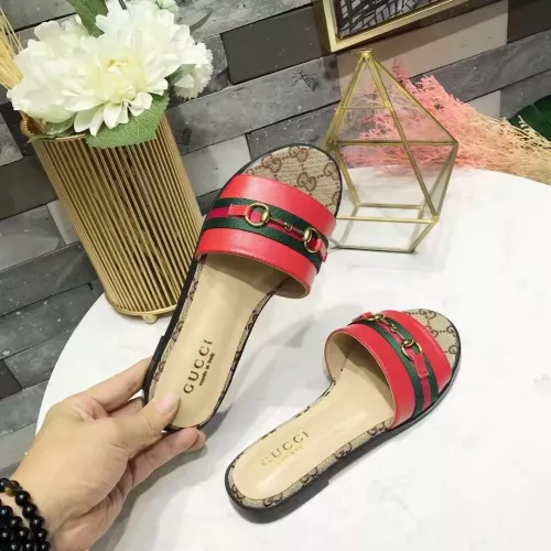 Replica Gucci Slippers For Women #1293042 $56.00 USD for Wholesale