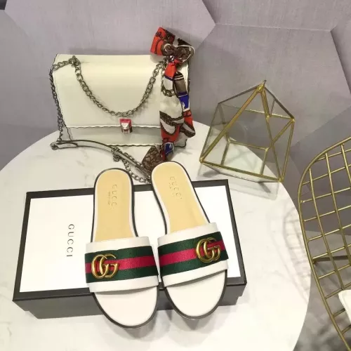 Replica Gucci Slippers For Women #1293045 $56.00 USD for Wholesale