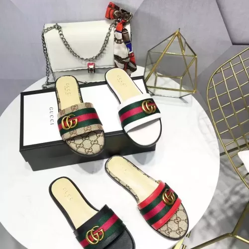 Replica Gucci Slippers For Women #1293045 $56.00 USD for Wholesale