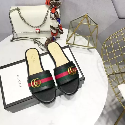 Replica Gucci Slippers For Women #1293046 $56.00 USD for Wholesale