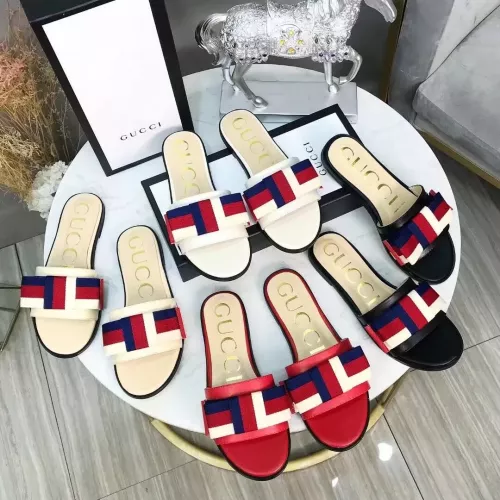 Replica Gucci Slippers For Women #1293049 $56.00 USD for Wholesale