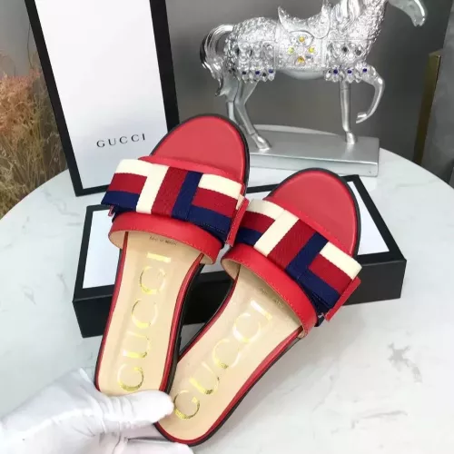 Replica Gucci Slippers For Women #1293051 $56.00 USD for Wholesale