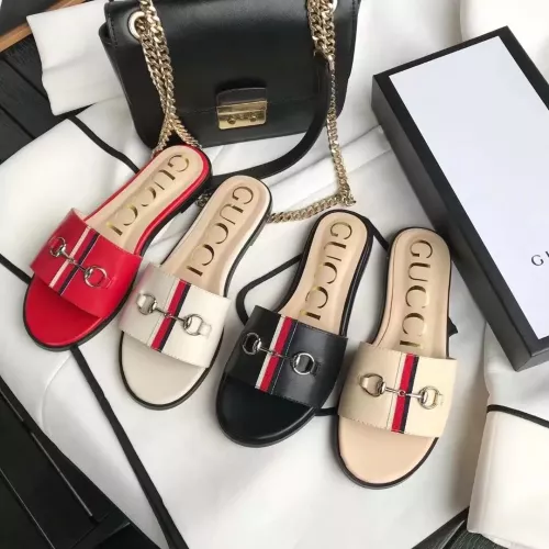 Replica Gucci Slippers For Women #1293053 $56.00 USD for Wholesale