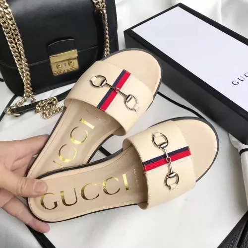 Replica Gucci Slippers For Women #1293054 $56.00 USD for Wholesale