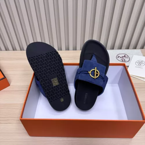 Replica Hermes Slippers For Men #1293066 $98.00 USD for Wholesale