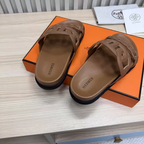 Replica Hermes Slippers For Men #1293077 $100.00 USD for Wholesale