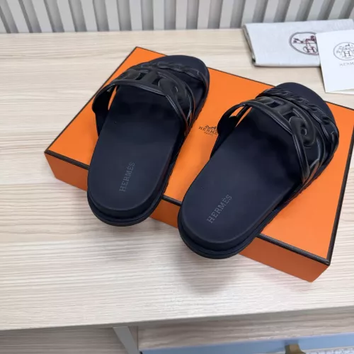 Replica Hermes Slippers For Men #1293079 $100.00 USD for Wholesale