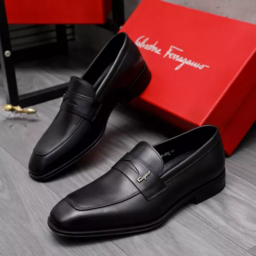 Cheap Salvatore Ferragamo Leather Shoes For Men #1293112, $$85.00 USD On Salvatore Ferragamo Leather Shoes