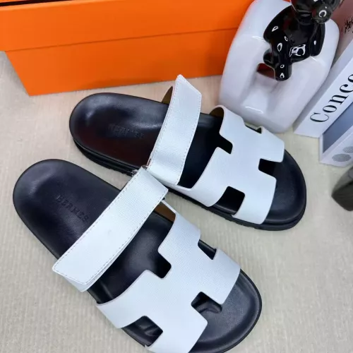 Replica Hermes Slippers For Men #1293212 $60.00 USD for Wholesale