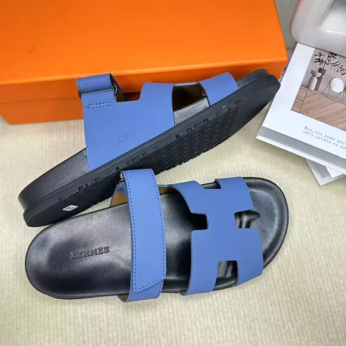 Replica Hermes Slippers For Men #1293247 $60.00 USD for Wholesale