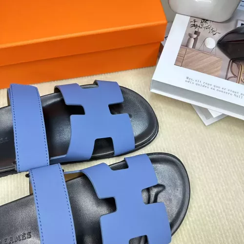 Replica Hermes Slippers For Men #1293247 $60.00 USD for Wholesale