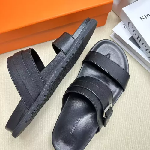 Replica Hermes Slippers For Men #1293286 $60.00 USD for Wholesale