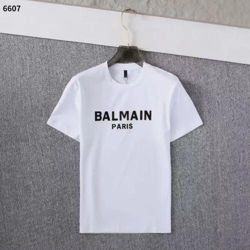 Cheap Balmain T-Shirts Short Sleeved For Men #1293335, $$32.00 USD On Balmain T-Shirts