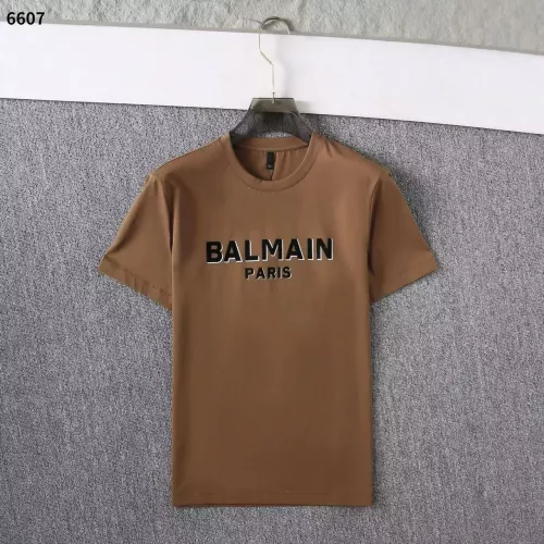 Cheap Balmain T-Shirts Short Sleeved For Men #1293336, $$32.00 USD On Balmain T-Shirts