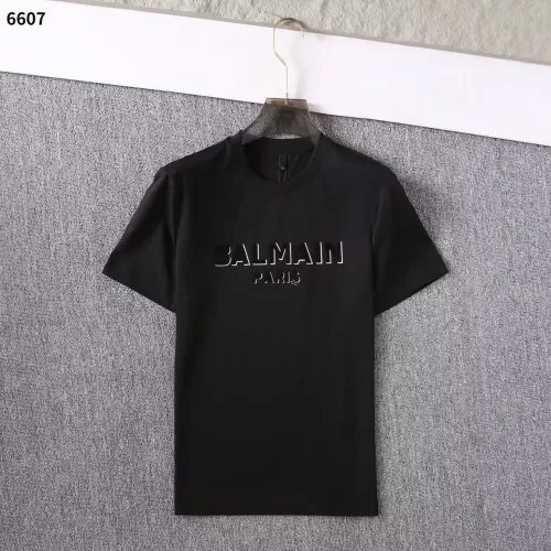 Cheap Balmain T-Shirts Short Sleeved For Men #1293337, $$32.00 USD On Balmain T-Shirts