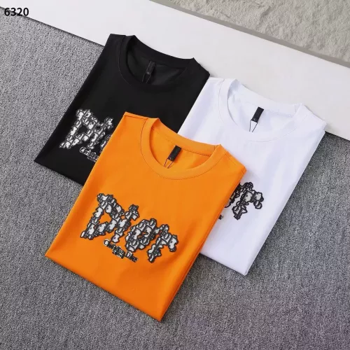 Replica Christian Dior T-Shirts Short Sleeved For Men #1293357 $32.00 USD for Wholesale