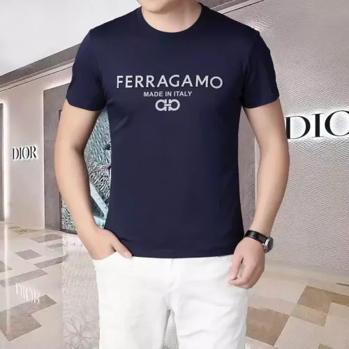 Cheap Salvatore Ferragamo T-Shirts Short Sleeved For Men #1293396, $$38.00 USD On Salvatore Ferragamo T-Shirts