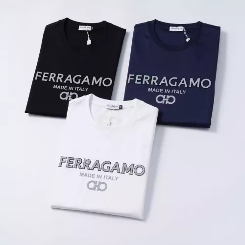 Replica Salvatore Ferragamo T-Shirts Short Sleeved For Men #1293396 $38.00 USD for Wholesale