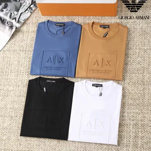 Replica Armani T-Shirts Short Sleeved For Men #1293433 $38.00 USD for Wholesale