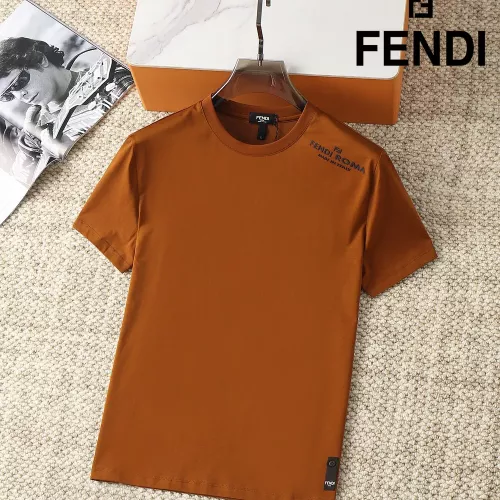 Cheap Fendi T-Shirts Short Sleeved For Men #1293445, $$38.00 USD On Fendi T-Shirts