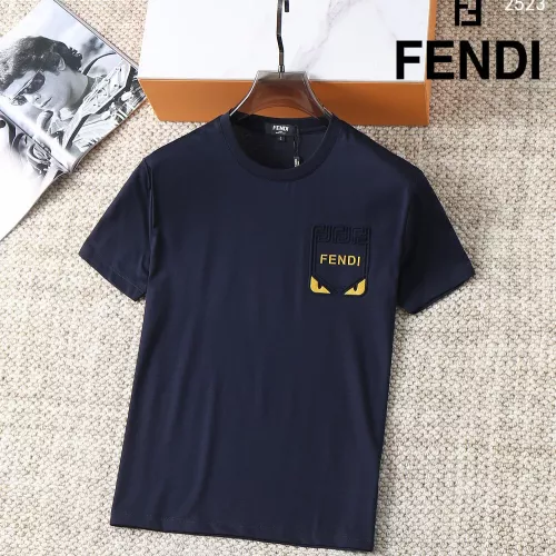 Cheap Fendi T-Shirts Short Sleeved For Men #1293450, $$38.00 USD On Fendi T-Shirts