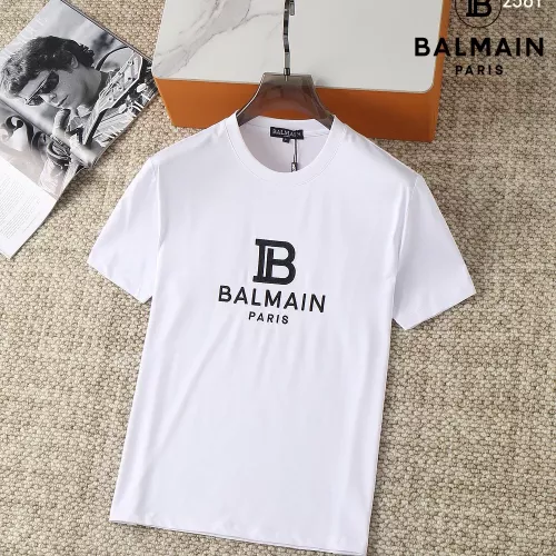 Cheap Balmain T-Shirts Short Sleeved For Men #1293452, $$38.00 USD On Balmain T-Shirts