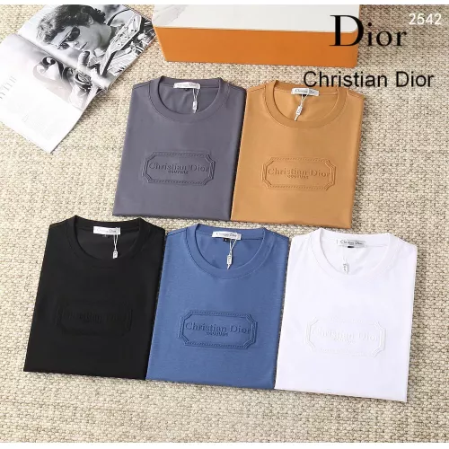 Replica Christian Dior T-Shirts Short Sleeved For Men #1293456 $38.00 USD for Wholesale