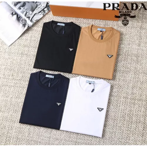 Replica Prada T-Shirts Short Sleeved For Men #1293486 $38.00 USD for Wholesale