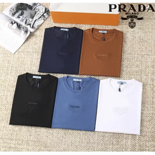 Replica Prada T-Shirts Short Sleeved For Men #1293503 $38.00 USD for Wholesale