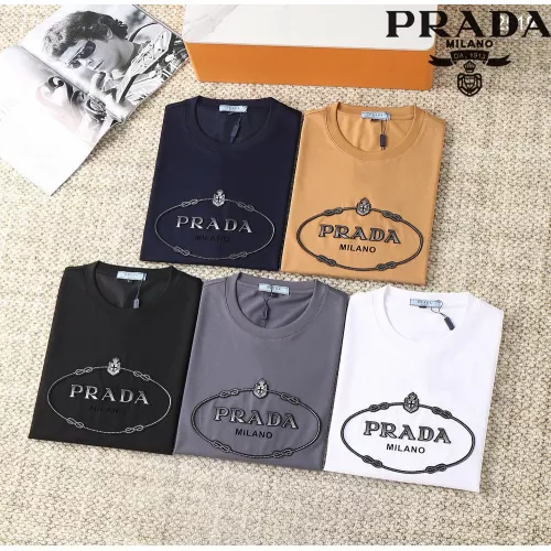 Replica Prada T-Shirts Short Sleeved For Men #1293521 $38.00 USD for Wholesale