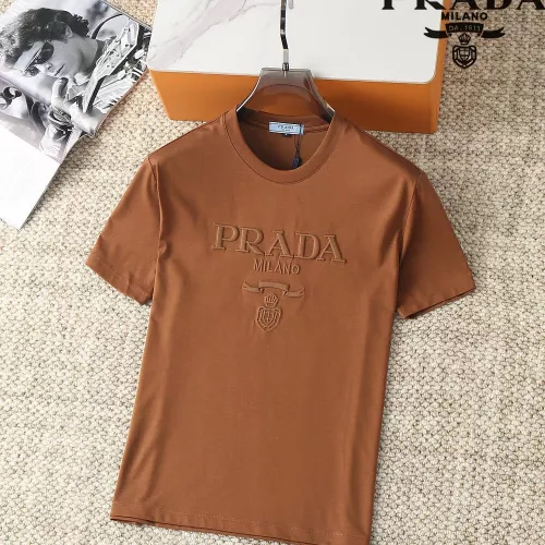 Cheap Prada T-Shirts Short Sleeved For Men #1293528, $$38.00 USD On Prada T-Shirts