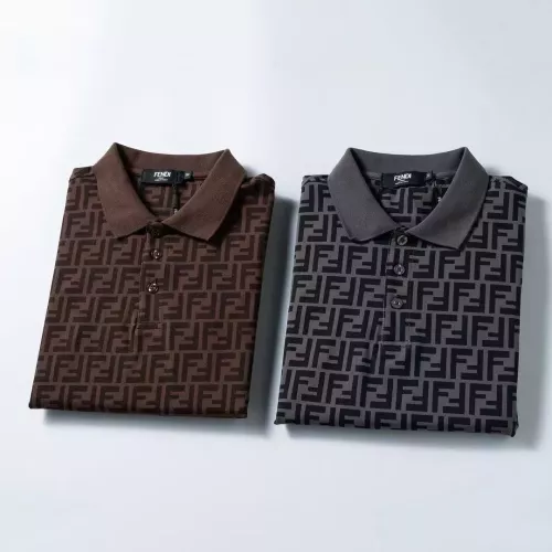 Replica Fendi T-Shirts Short Sleeved For Men #1293532 $29.00 USD for Wholesale