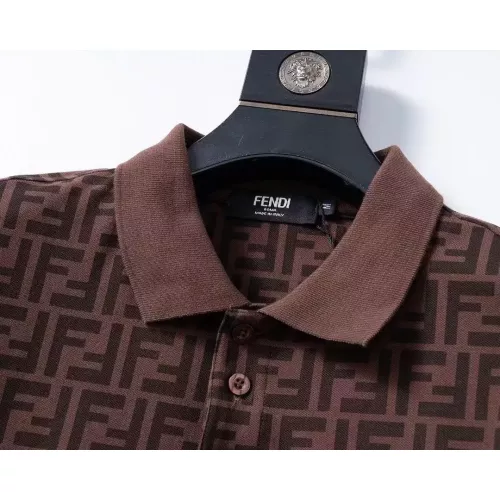 Replica Fendi T-Shirts Short Sleeved For Men #1293532 $29.00 USD for Wholesale