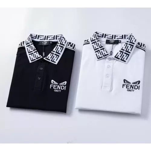 Replica Fendi T-Shirts Short Sleeved For Men #1293535 $29.00 USD for Wholesale